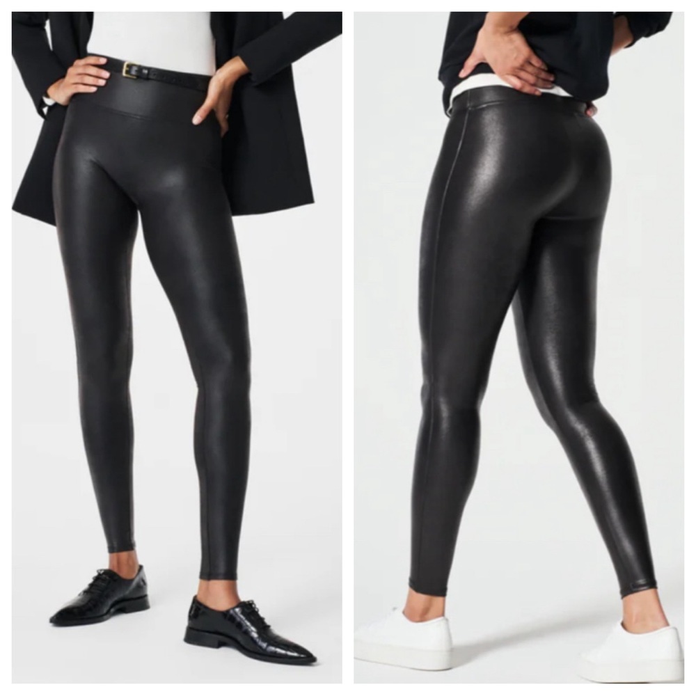 Spanx Faux Leather Leggings